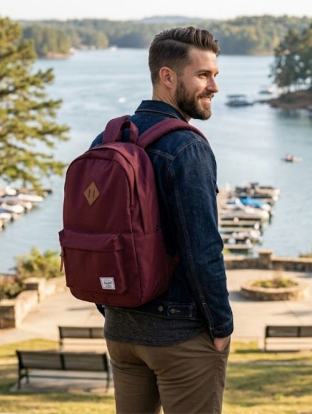 NEW! Herschel Heritage backpack NWT - Picture 2 of 8